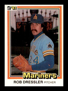 1981 Donruss #406 Rob Dressler NM-MT Seattle Mariners 