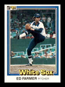 1981 Donruss #40 Ed Farmer NM-MT Chicago White Sox 