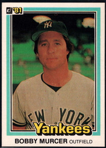 1983 Topps Bobby Murcer New York Yankees MLB Cards #782 Player & #783 Super  Vet