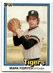SOLD 90412 1981 Donruss #8 Mark Fidrych NM-MT Detroit Tigers 