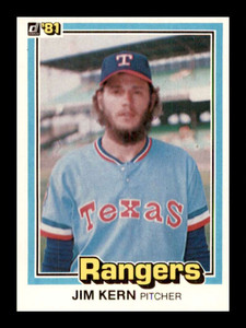 1981 Donruss #27 Jim Kern NM-MT Texas Rangers 