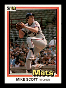 1981 Donruss #37 Mike Scott NM-MT New York Mets 