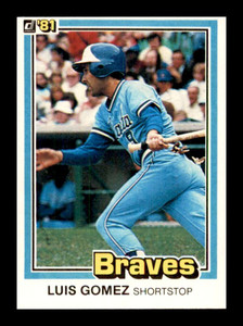 1981 Donruss #88 Luis Gomez NM-MT Atlanta Braves 