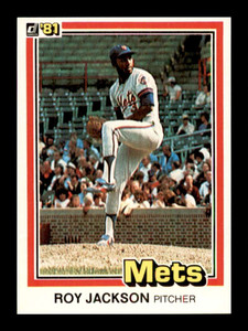 1981 Donruss #36 Roy Lee Jackson NM-MT RC Rookie New York Mets 