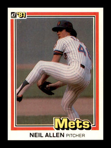 1981 Donruss #276 Neil Allen NM-MT New York Mets 