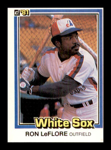 1981 Donruss #576 Ron LeFlore NM-MT Chicago White Sox 