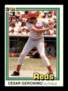 1981 Donruss #305 Cesar Geronimo NM-MT Cincinnati Reds 