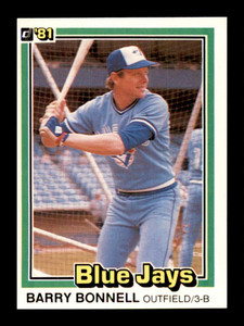 1981 Donruss #272 Barry Bonnell NM-MT Toronto Blue Jays 