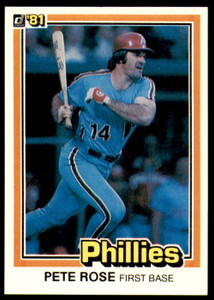 1981 Donruss #251 Pete Rose NM-MT Philadelphia Phillies 
