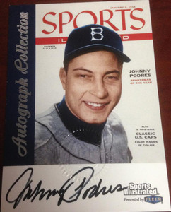 Johnny Podres Autographed 1999 Sports Illustrated Greats of The Game 