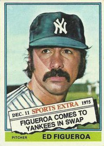 1976 Topps Traded #27T Ed Figueroa VG New York Yankees 