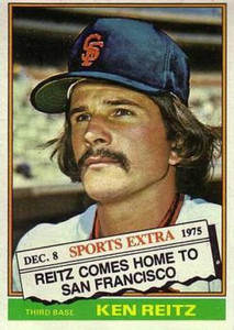 1976 Topps Traded #158T Ken Reitz VG San Francisco Giants 