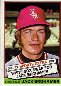 1976 Topps Traded #618T Jack Brohamer VG Chicago White Sox 
