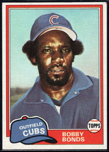 1981 Topps Traded #740 Bobby Bonds NM-MT Chicago Cubs 