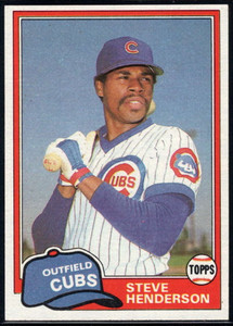 1981 Topps Traded #769 Steve Henderson NM-MT Chicago Cubs 