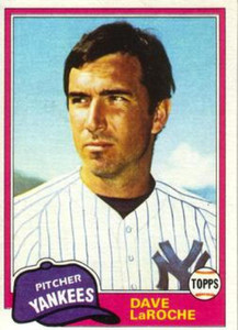 1981 Topps Traded #789 Dave LaRoche NM-MT New York Yankees 