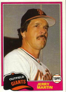 1981 Topps Traded #798 Jerry Martin NM-MT San Francisco Giants 