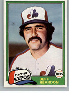 1981 Topps Traded #819 Jeff Reardon NM-MT Montreal Expos 