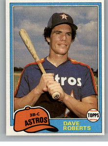 1981 Topps Traded #824 Dave Roberts NM-MT Houston Astros 