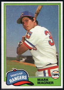 1981 Topps Traded #852 Mark Wagner NM-MT Texas Rangers 
