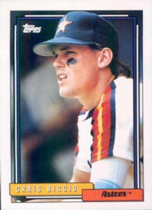 1992 Topps #715 Craig Biggio VG Houston Astros 