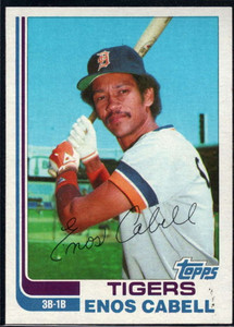 1982 Topps Traded #15T Enos Cabell VG Detroit Tigers 