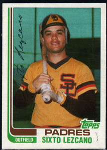 1982 Topps Traded #63T Sixto Lezcano VG San Diego Padres 