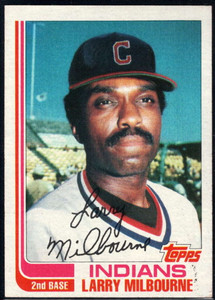 1982 Topps Traded #71T Larry Milbourne VG Cleveland Indians 