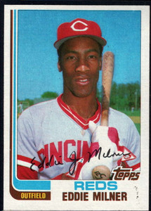 1982 Topps Traded #72T Eddie Milner VG RC Rookie Cincinnati Reds 