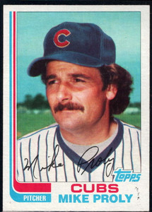 1982 Topps Traded #92T Mike Proly VG Chicago Cubs 