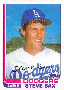 1982 Topps Traded #103T Steve Sax VG Los Angeles Dodgers 