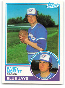 1983 Topps Traded #73T Randy Moffitt VG Toronto Blue Jays 