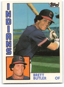 1984 Topps Traded #20T Brett Butler VG Cleveland Indians 
