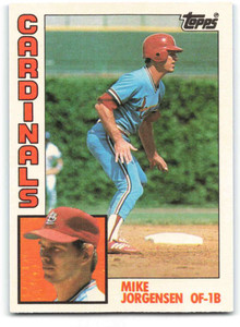 1984 Topps Traded #60T Mike Jorgensen VG St. Louis Cardinals 