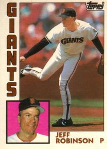 1984 Topps Traded #101T Jeff Robinson VG San Francisco Giants 
