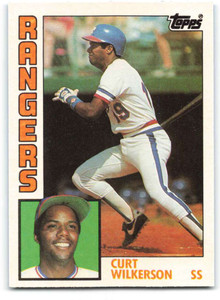 1984 Topps Traded #127T Curtis Wilkerson VG Texas Rangers 