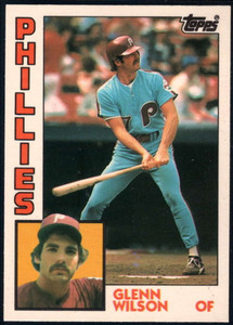 1984 Topps Traded #129T Glenn Wilson VG Philadelphia Phillies 