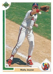 1991 Upper Deck #575 Wally Joyner VG California Angels 