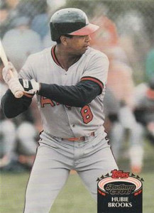 1992 Stadium Club #754 Hubie Brooks VG California Angels 1992 Stadium Club #754 Hubie Brooks VG California Angels