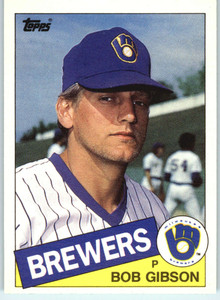 1985 Topps Traded #39T Bob Gibson NM-MT Milwaukee Brewers 
