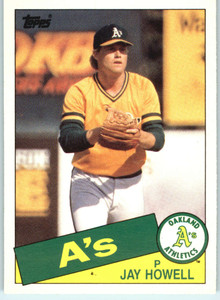 1985 Topps Traded #57T Jay Howell NM-MT Oakland Athletics 