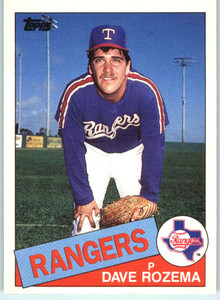 1985 Topps Traded #97T Dave Rozema NM-MT Texas Rangers 
