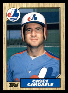 1987 Topps Traded #17T Casey Candaele NM-MT RC Rookie Montreal Expos 