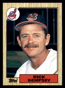 1987 Topps Traded #28T Rick Dempsey NM-MT Cleveland Indians 