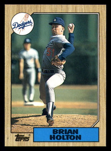 1987 Topps Traded #49T Brian Holton NM-MT RC Rookie Los Angeles Dodgers 