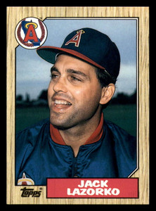 1987 Topps Traded #62T Jack Lazorko NM-MT California Angels 