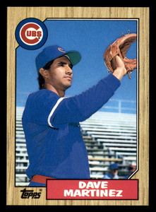 1987 Topps Traded #73T Dave Martinez NM-MT RC Rookie Chicago Cubs 