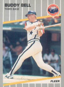 1989 Fleer #352 Buddy Bell VG Houston Astros 