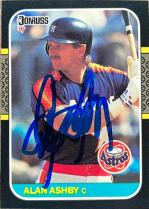 Alan Ashby Autographed 1987 Donruss #332