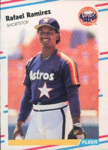 1988 Fleer Update #91 Rafael Ramirez VG Houston Astros 
